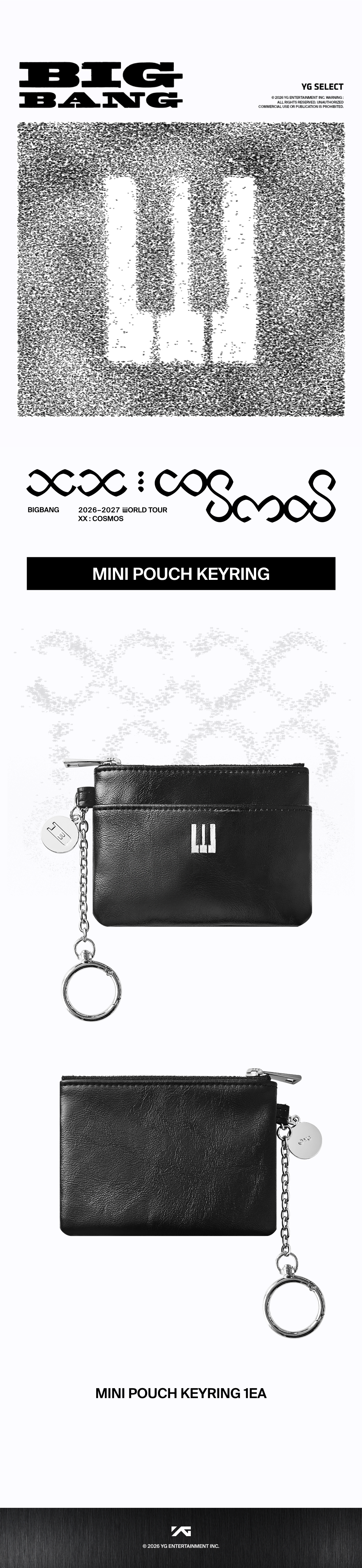 BIGBANG - [COSMOS] BIGBANG MINI POUCH KEYRING