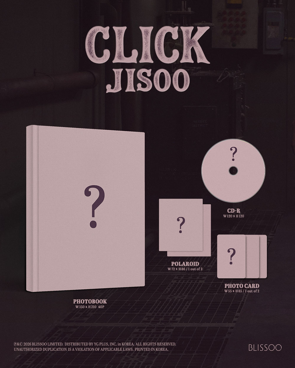 JISOO - Single Album [CLICK] (PHOTOBOOK VER.)