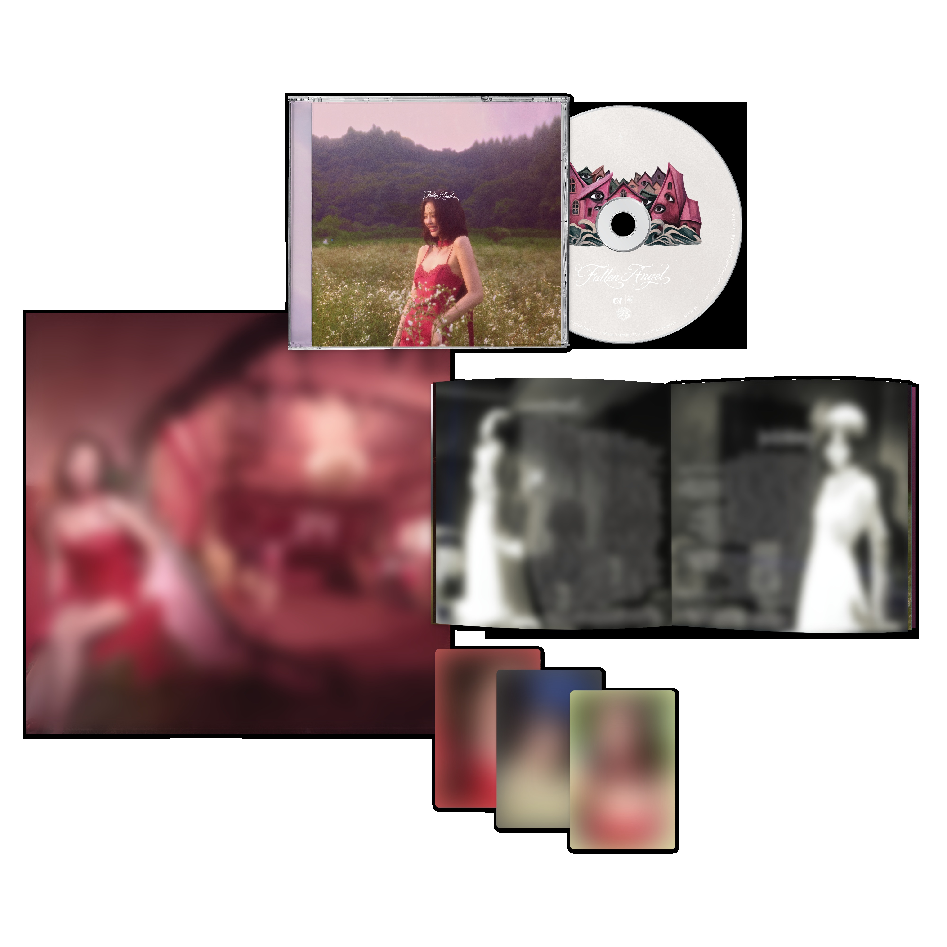 JENNIE - EP [Fallen Angel] (Alt ver.) + Random Photocard (WM)