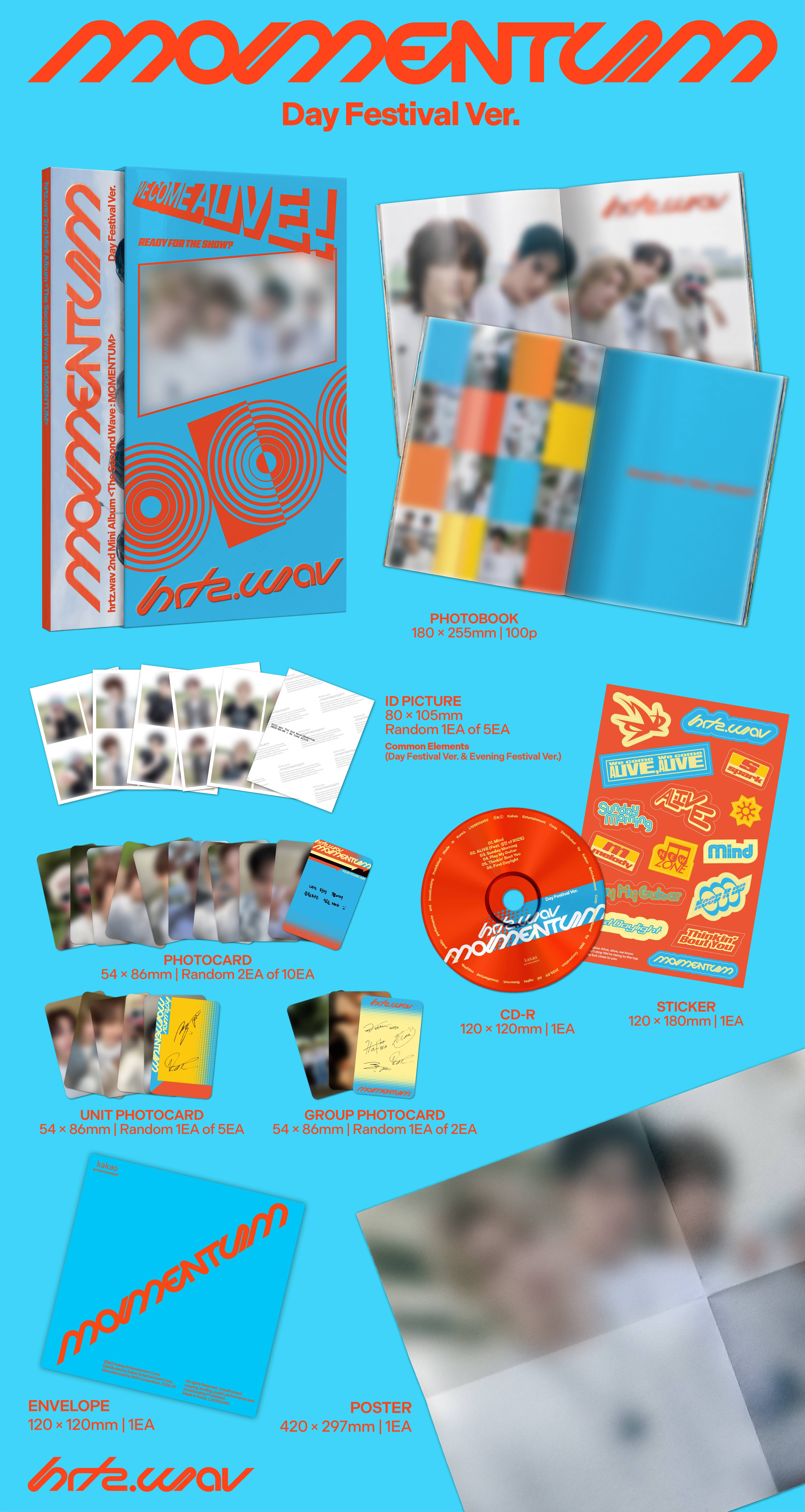 hrtz.wav - 2ND MINI ALBUM [The Second Wave : MOMENTUM] (Day Festival Ver.)