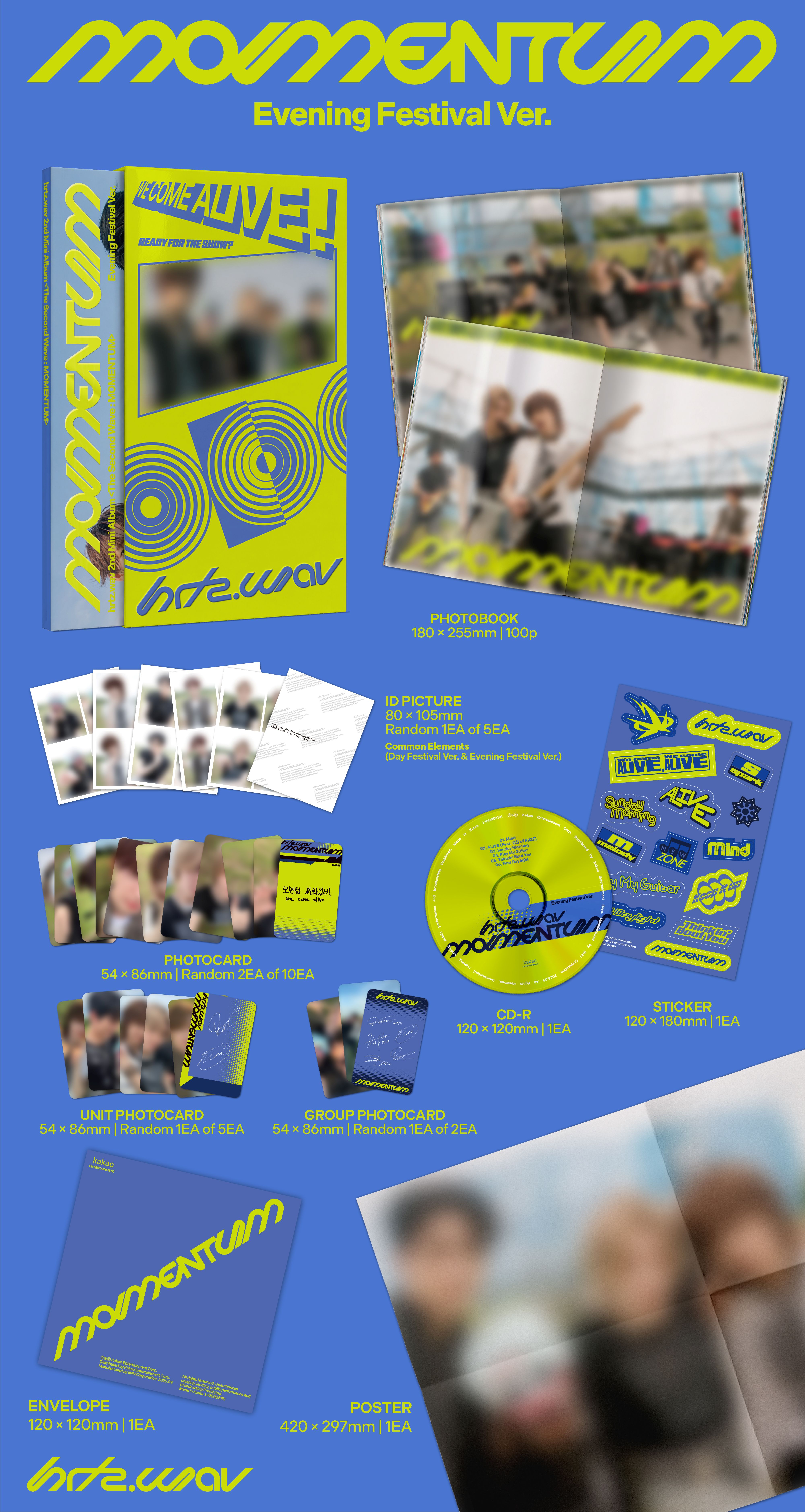 hrtz.wav - 2ND MINI ALBUM [The Second Wave : MOMENTUM] (Evening Festival Ver.)