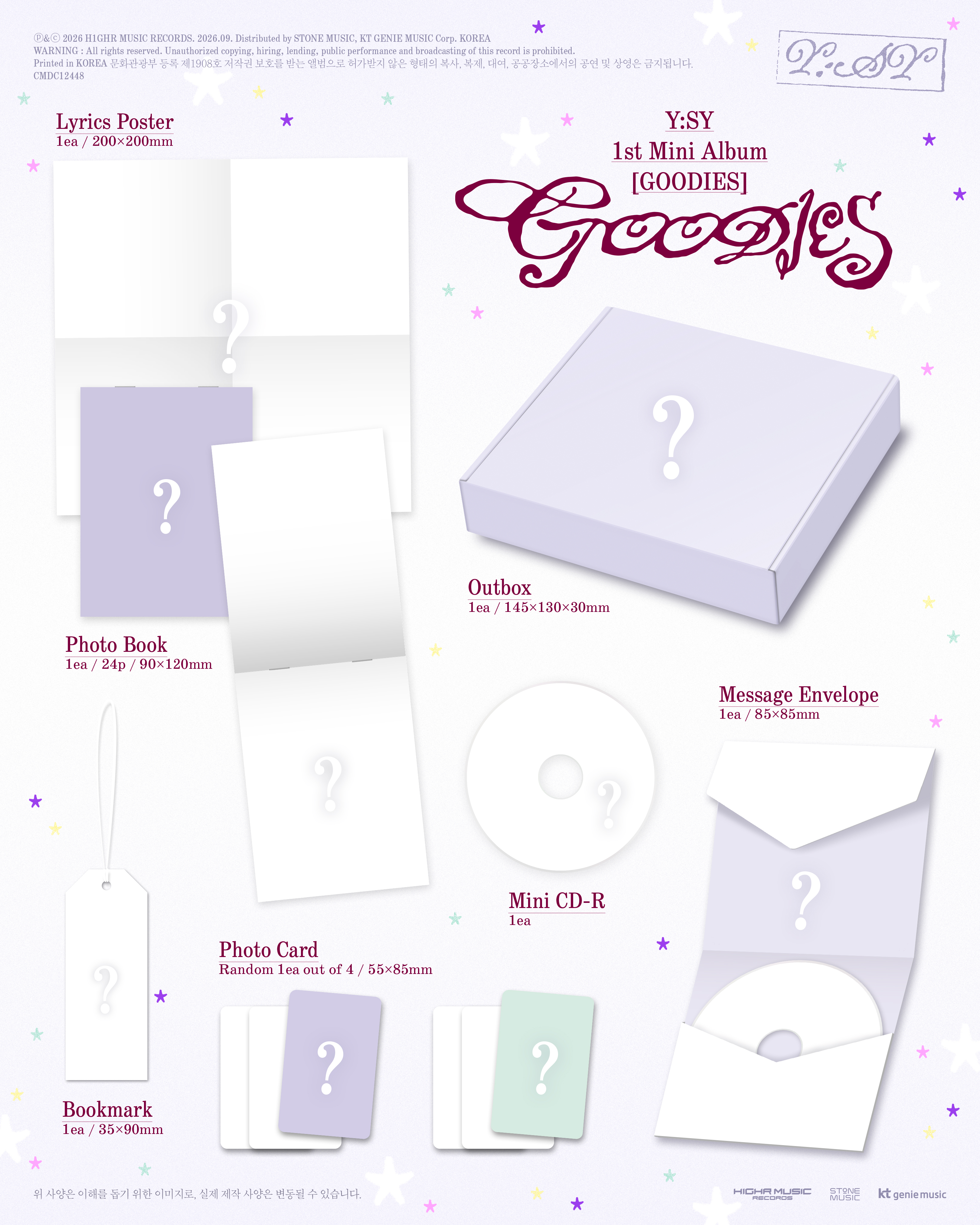 Y:SY - 1st Mini Album [GOODIES]