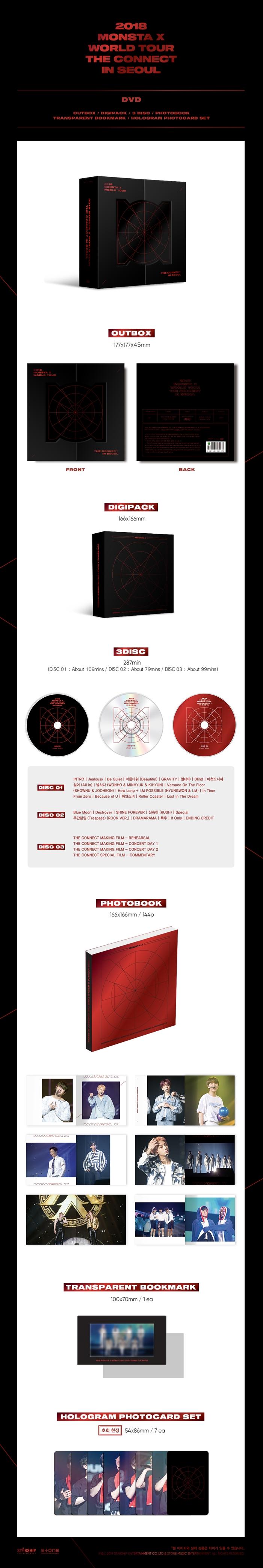 MONSTA X - [2018 MONSTA X WORLD TOUR THE CONNECT IN SEOUL] DVD