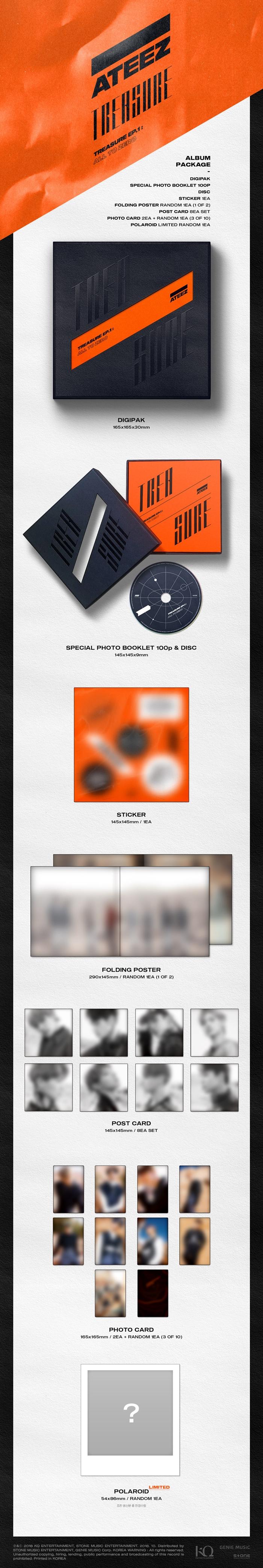 ATEEZ - TREASURE EP.1 : ALL TO ZERO