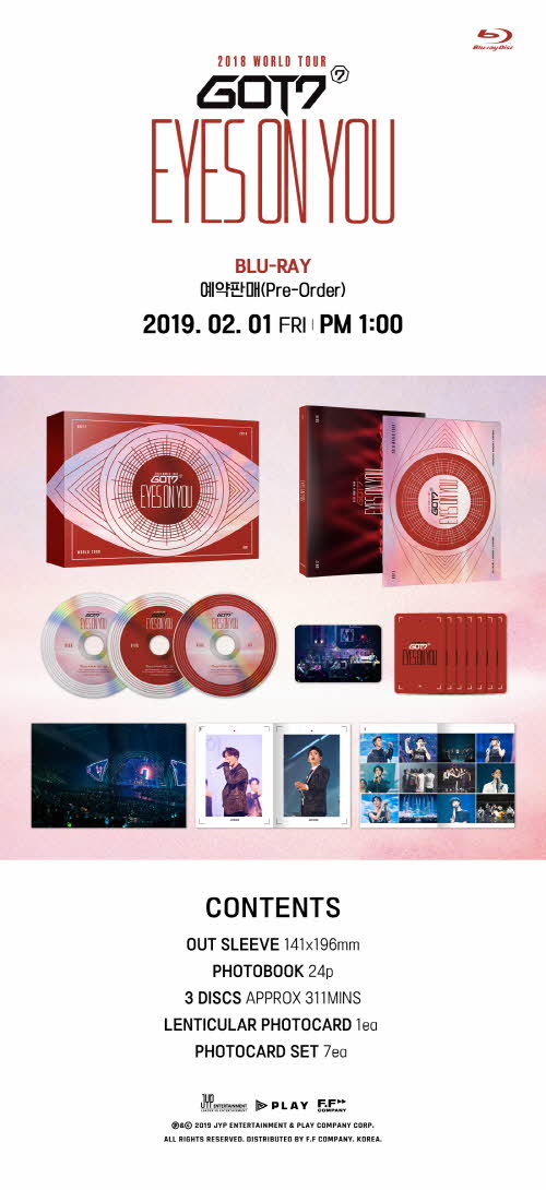 GOT7 - GOT7 2018 WORLD TOUR [EYES ON YOU] Blu-ray