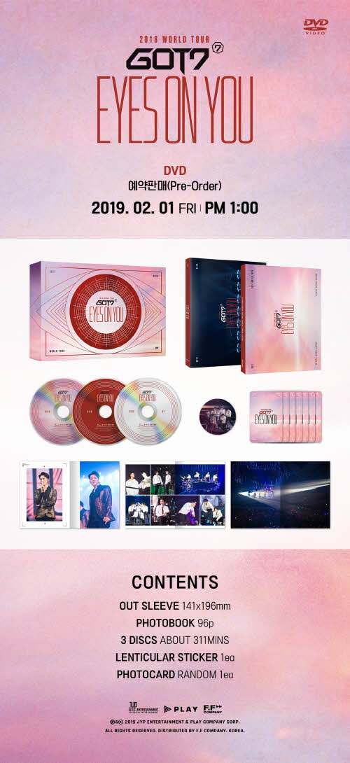 GOT7 - GOT7 2018 WORLD TOUR [EYES ON YOU] DVD