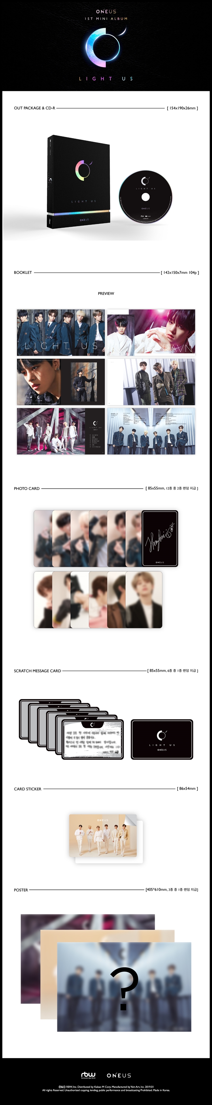 ONEUS - 1st Mini [LIGHT US]