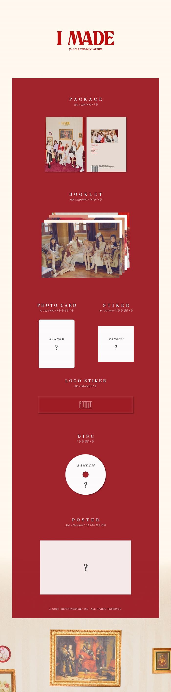 (G)I-DLE - 2nd Mini [I made]