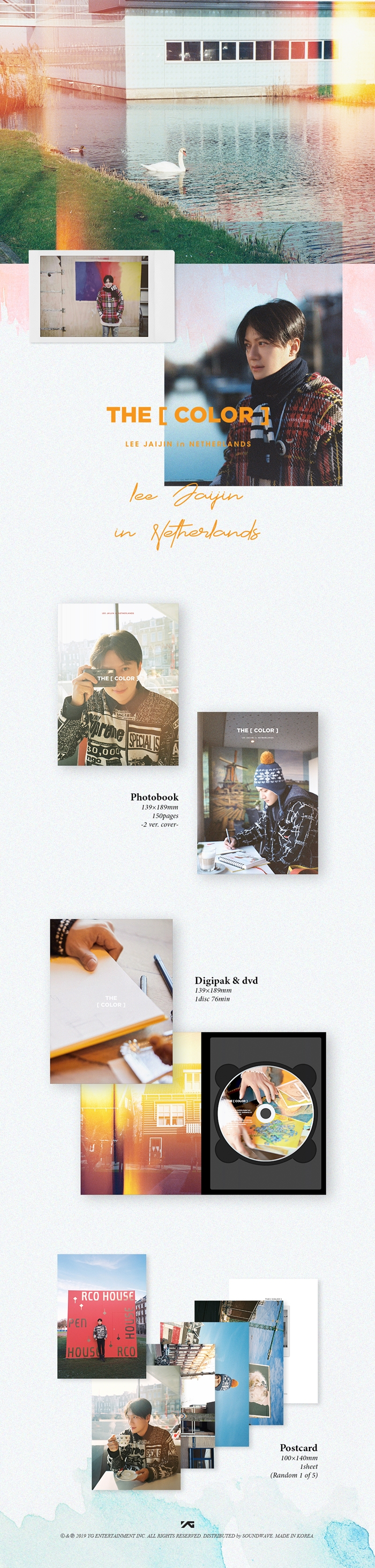 LEE JAIJIN - [THE COLOR] LEE JAIJIN IN NETHERLANDS (Random ver.)