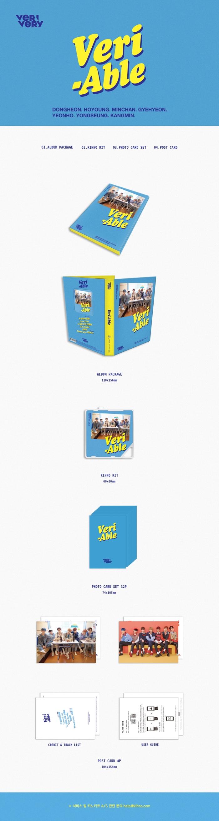 VERIVERY - 2nd Mini [VERI-ABLE] (Kihno Album - DHL Shipping Only)