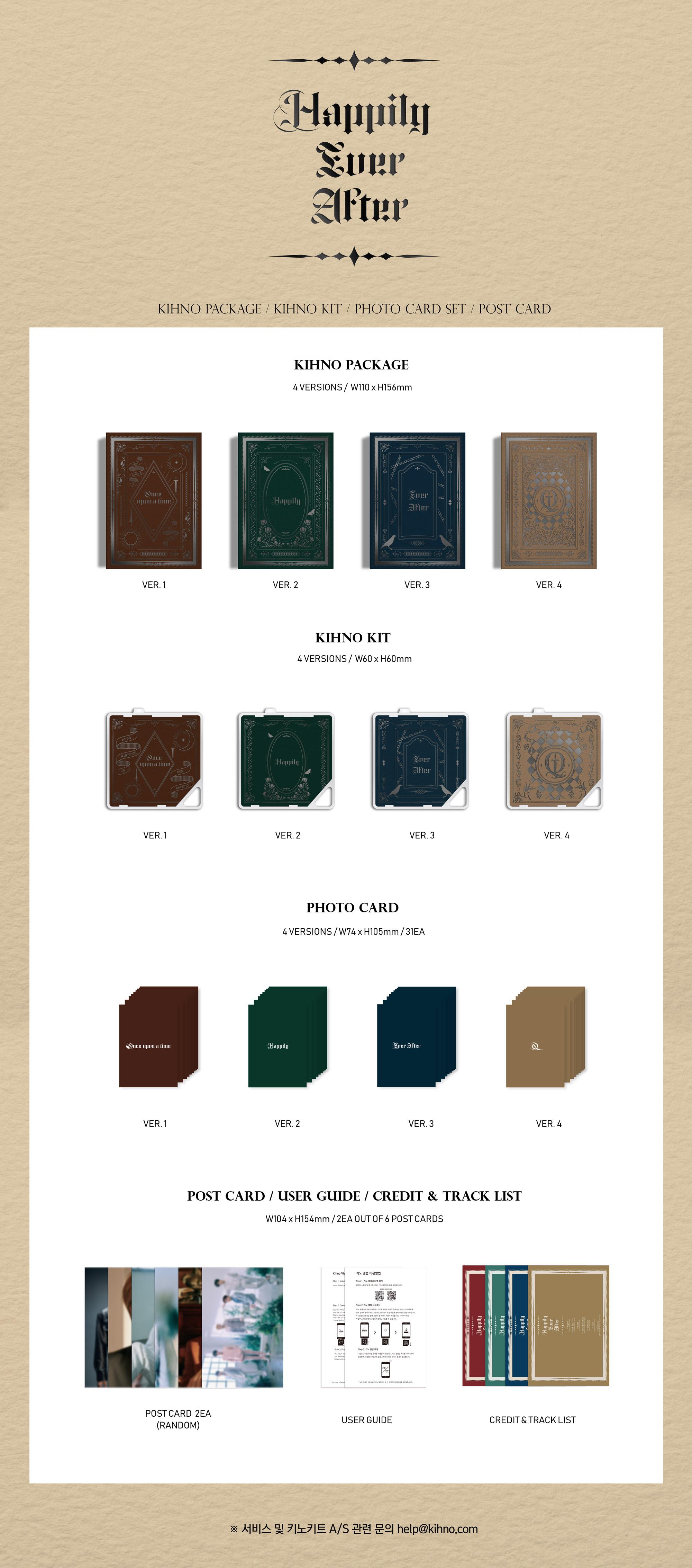 NU'EST - 6th Mini [Happily Ever After] (Kihno Album - DHL Shipping Only)