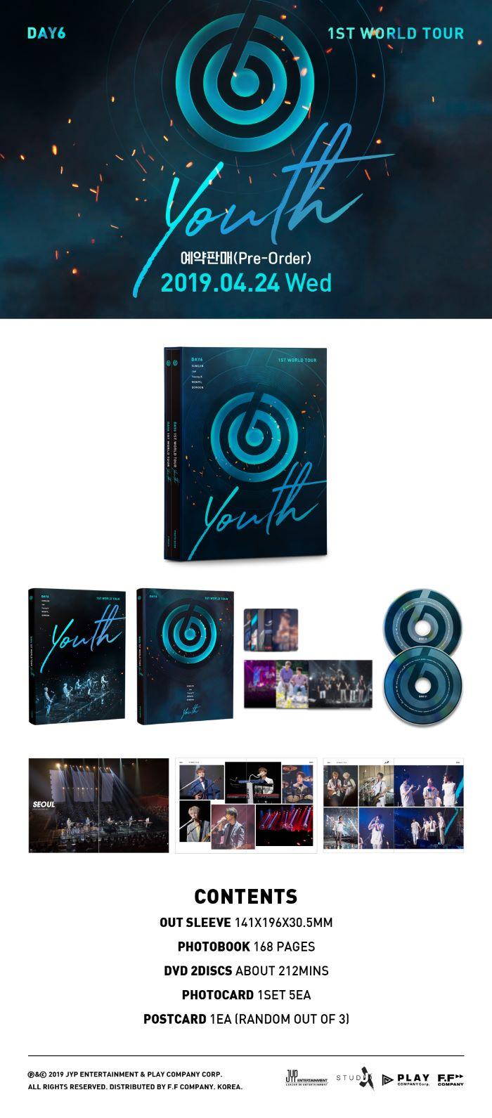 DAY6 - DAY6 1ST WORLD TOUR [Youth] DVD
