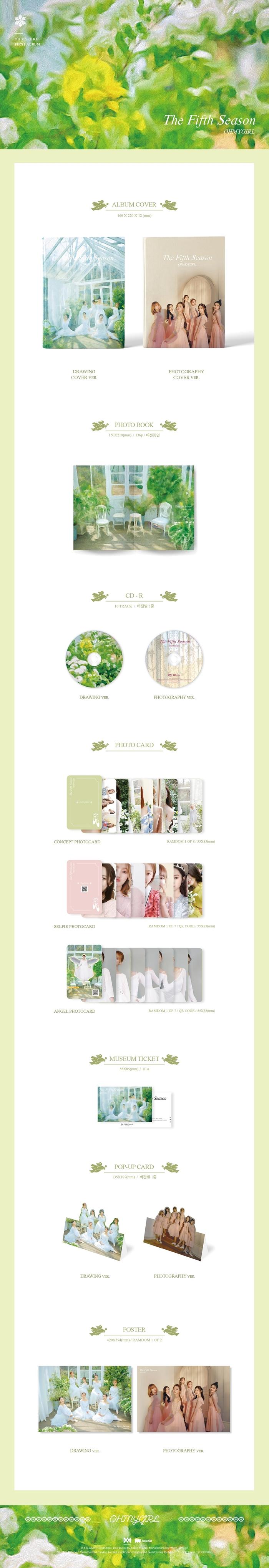 OH MY GIRL - 1st Album [THE FIFTH SEASON]