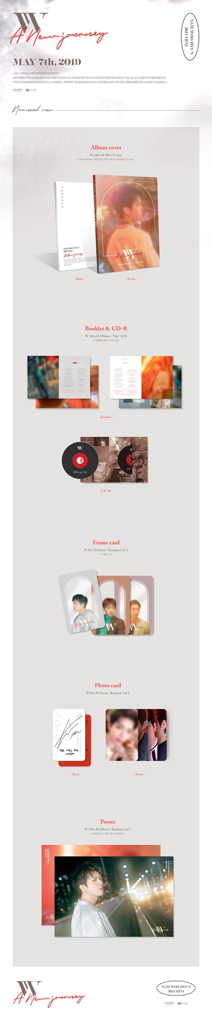 Nam Woo Hyun -3rd Mini [A New Journey]