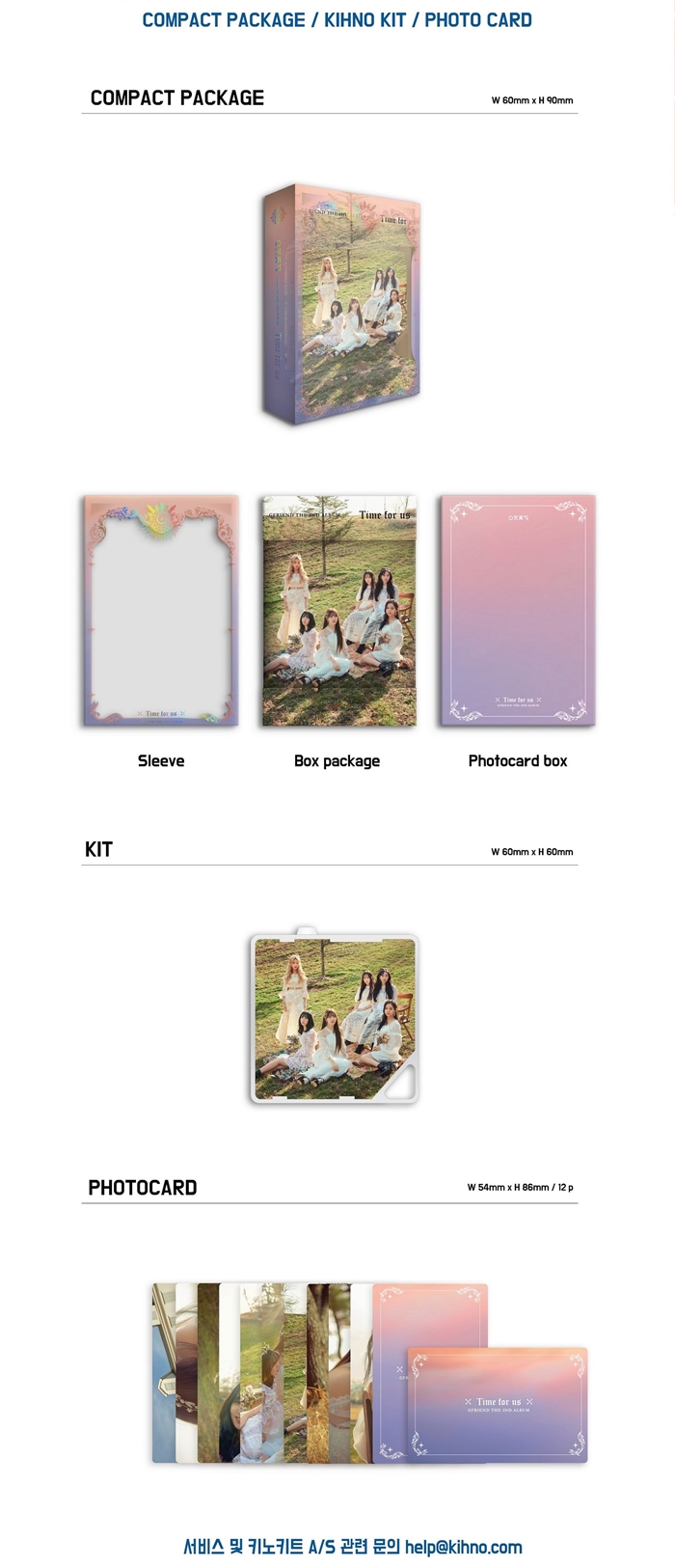 GFRIEND - Vol.2 [Time for us] (Kihno Album)