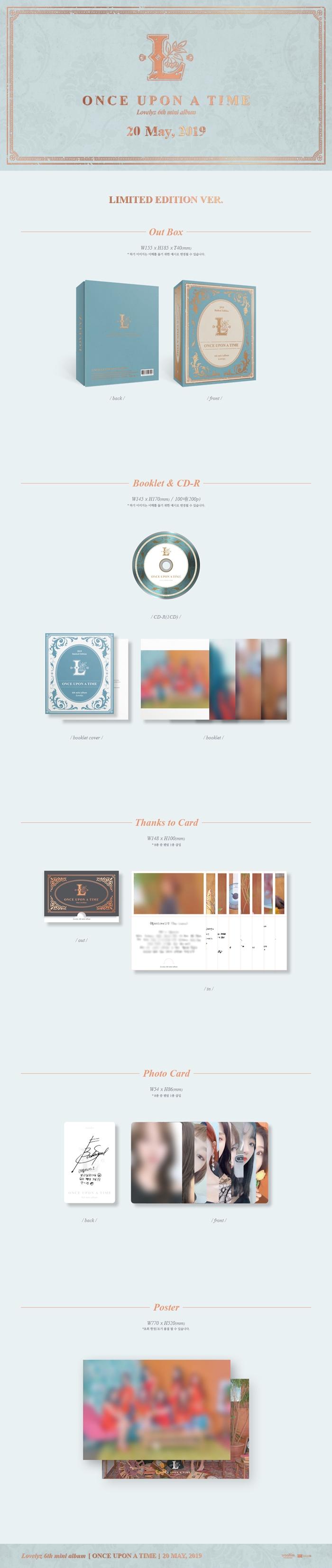 Lovelyz - 6th Mini [ONCE UPON A TIME] (Limited Edition)