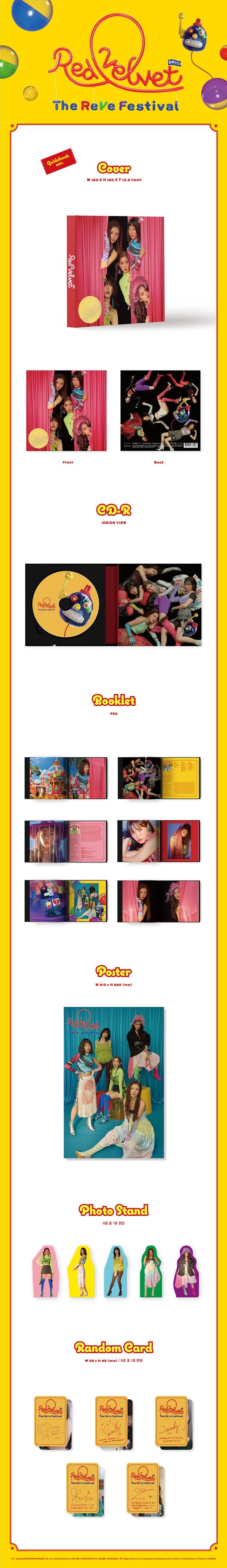 RED VELVET - 6th Mini ['THE REVE FESTIVAL' DAY 1] (GUIDE BOOK VER.)