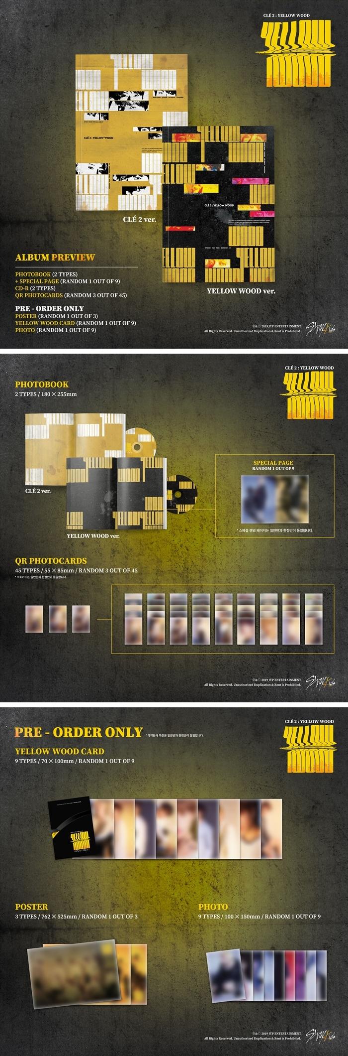 Stray Kids - Special Album [Clé 2 : Yellow Wood] (Random ver.)