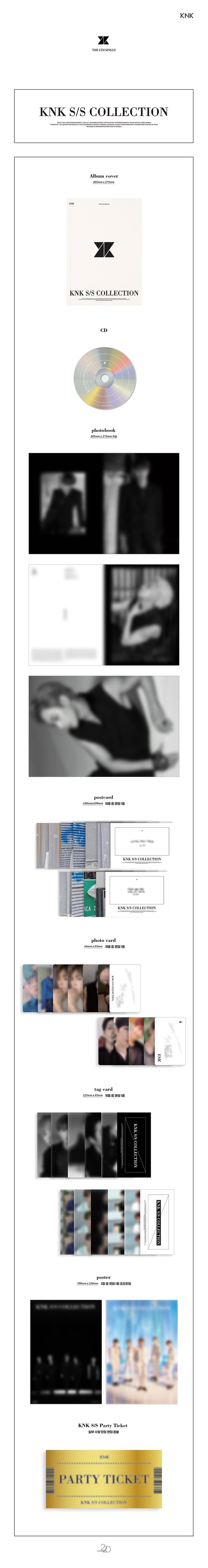 KNK - Single Album [KNK S/S COLLECTION]