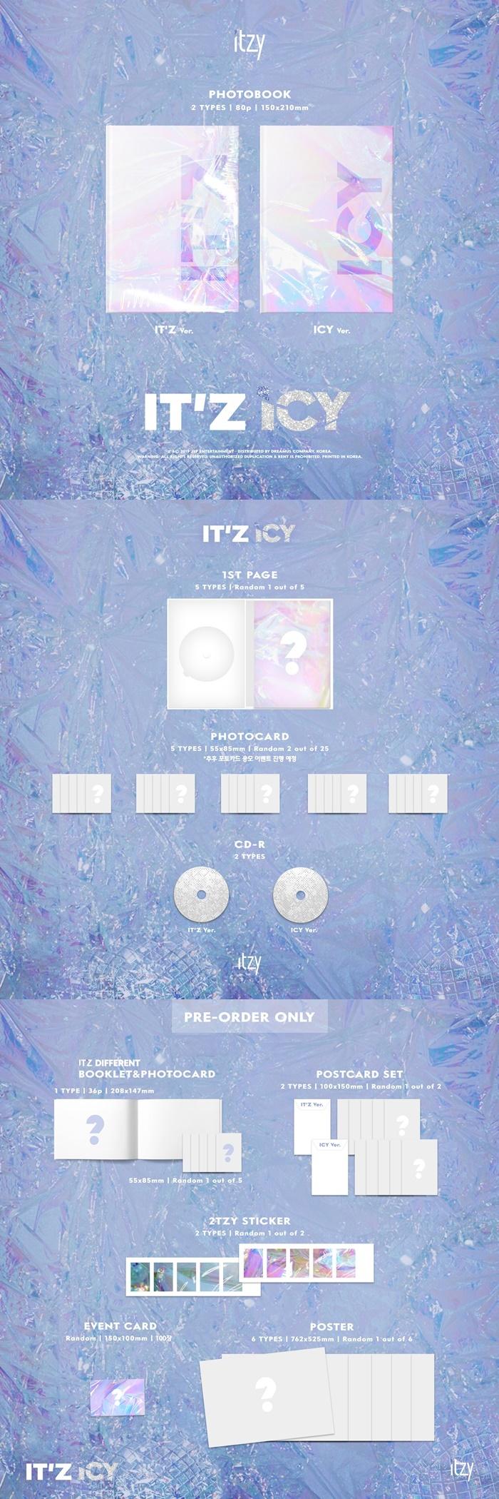 ITZY - 1st Mini Album [IT'z ICY] (Random ver)