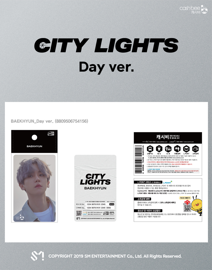 BAEK HYUN - Cashbee Traffic Card (DAY VER.)