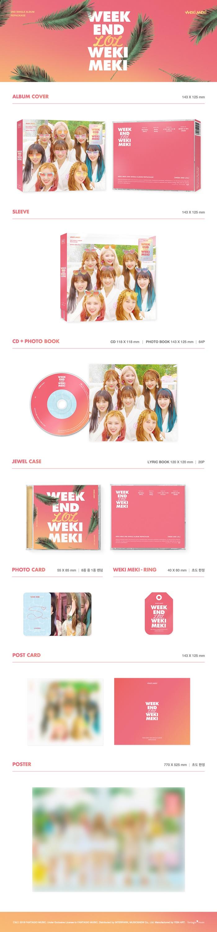 Weki Meki - 2nd Single Repackage [WEEK END LOL]