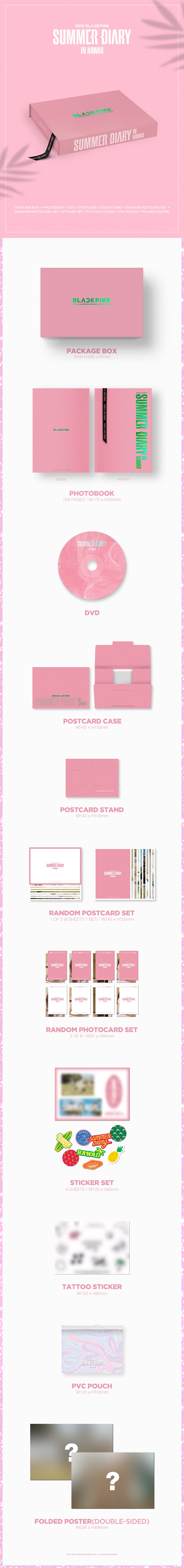 BLACKPINK - 2019 BLACKPINK'S SUMMER DIARY [IN HAWAII] Photo Book