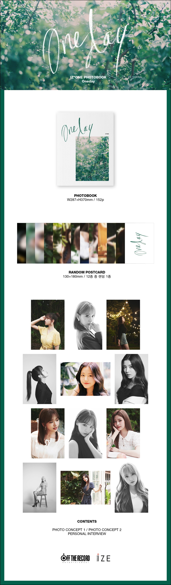 IZ*ONE - [ONE DAY] Photo Book