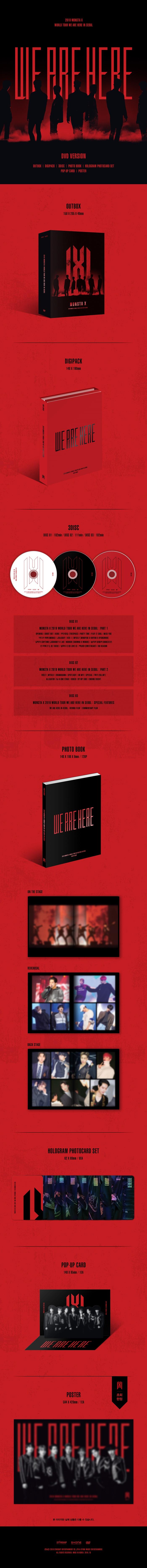 MONSTA X - 2019 MONSTA X WORLD TOUR [WE ARE HERE] IN SEOUL DVD