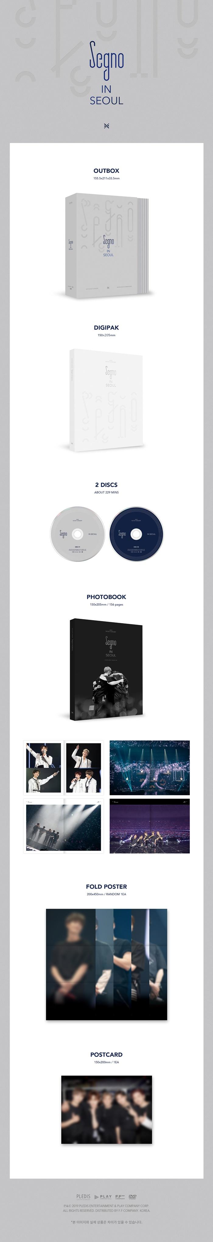 [DVD] NU'EST - 2019 NU'EST CONCERT [Segno] IN SEOUL DVD (2 DISC)