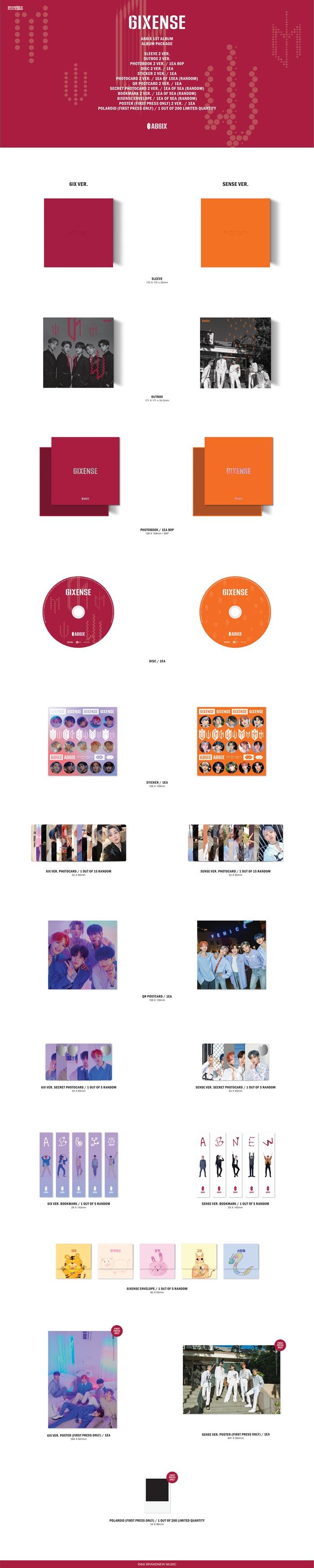 AB6IX - Vol.1 [6IXENSE] (Random ver.)