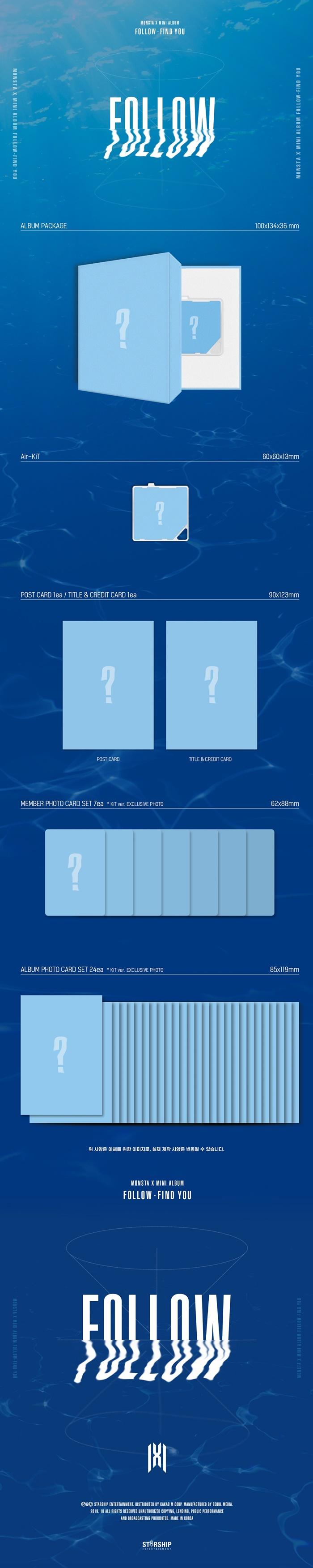 MONSTA X - 7th Mini [FOLLOW - FIND YOU] (KiT Album)