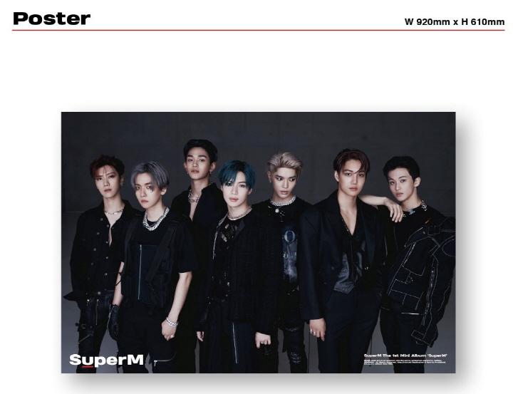 SuperM - The 1st Mini Album [SuperM] (Random version)