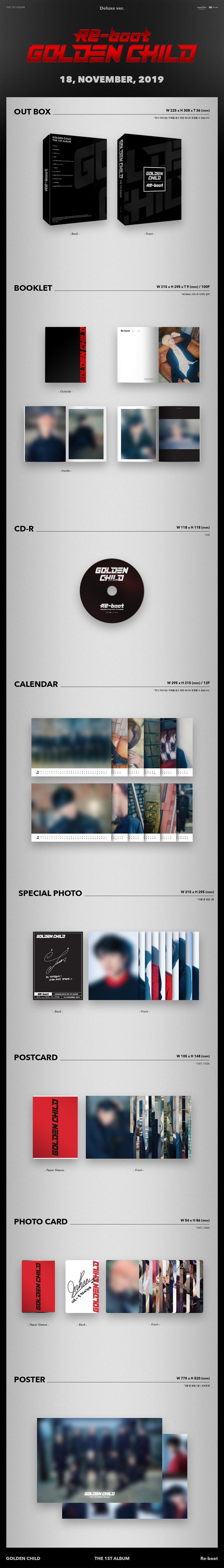 Golden Child - Vol.1 [Re-boot] (DELUXE Ver.)