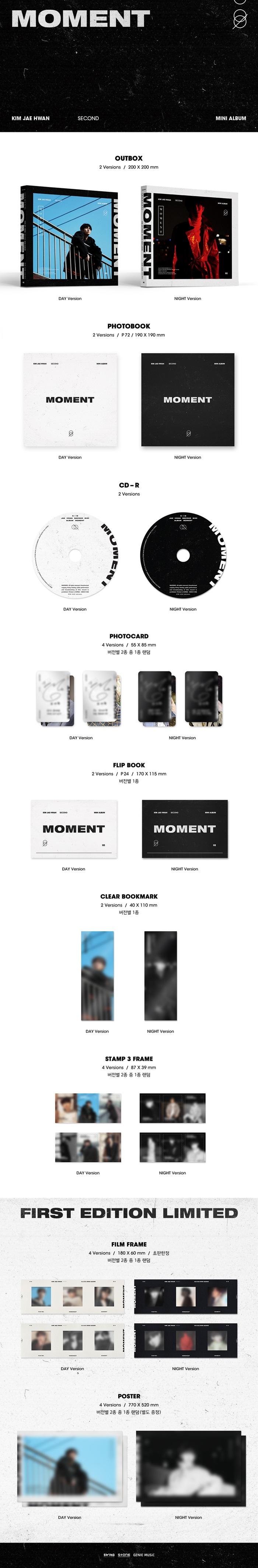 Kim Jae Hwan - 2nd Mini [MOMENT]