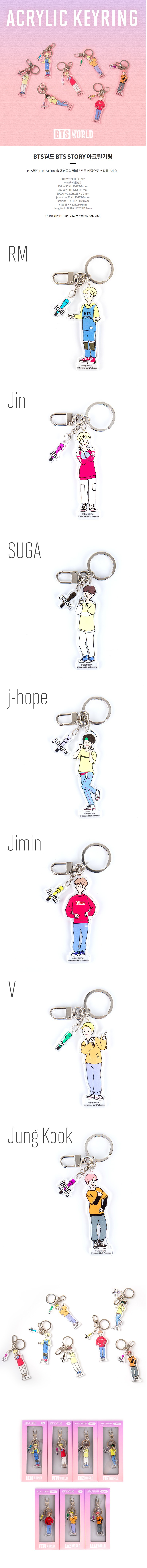 BTS World - BTS Story Acrylic Keyring