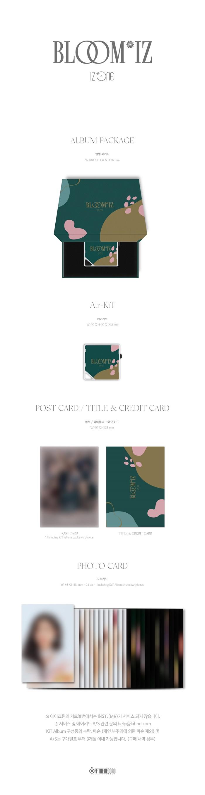 IZ*ONE - Vol.1 [BLOOM*IZ] (Kit Album)