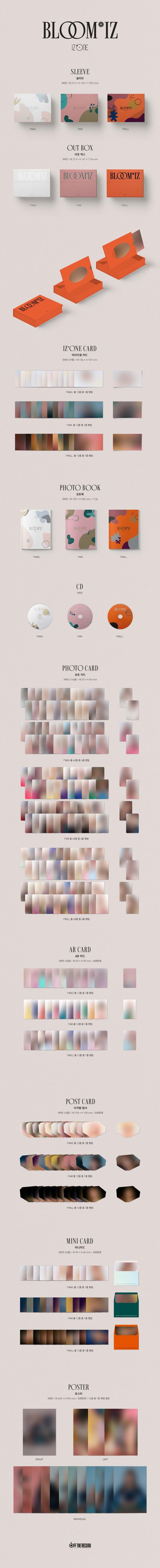 IZ*ONE - Vol.1 [BLOOM*IZ] (Random ver.)