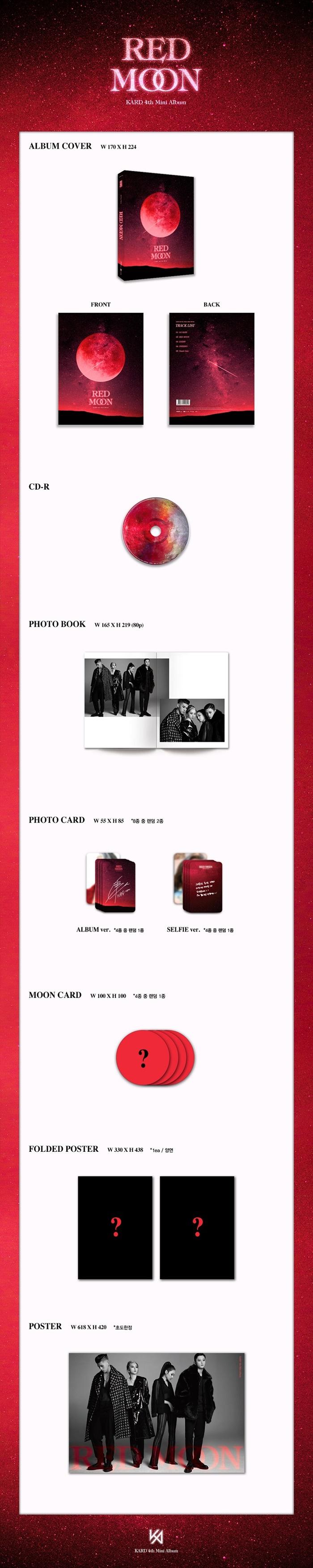 KARD - 4TH Mini [RED MOON]