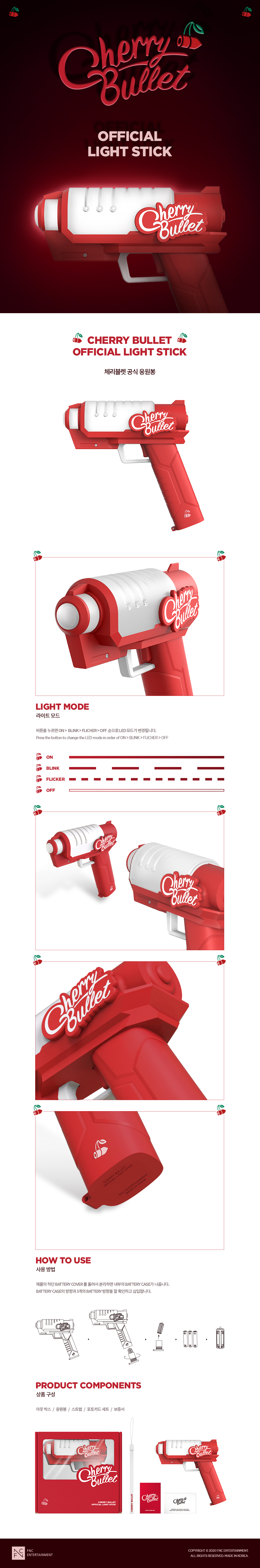 Cherry Bullet OFFICIAL LIGHT STICK