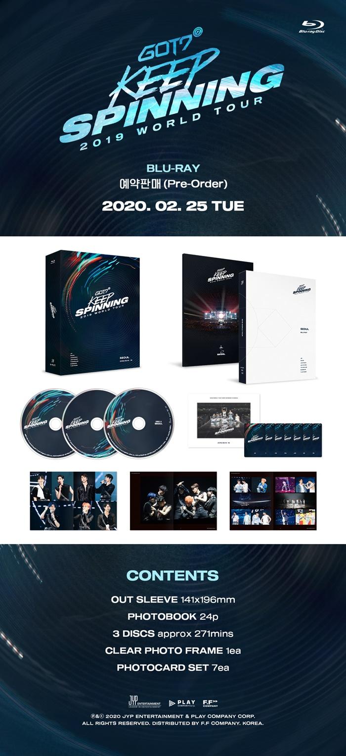 GOT7 2019 WORLD TOUR 'KEEP SPINNING' IN SEOUL (BLU-RAY)