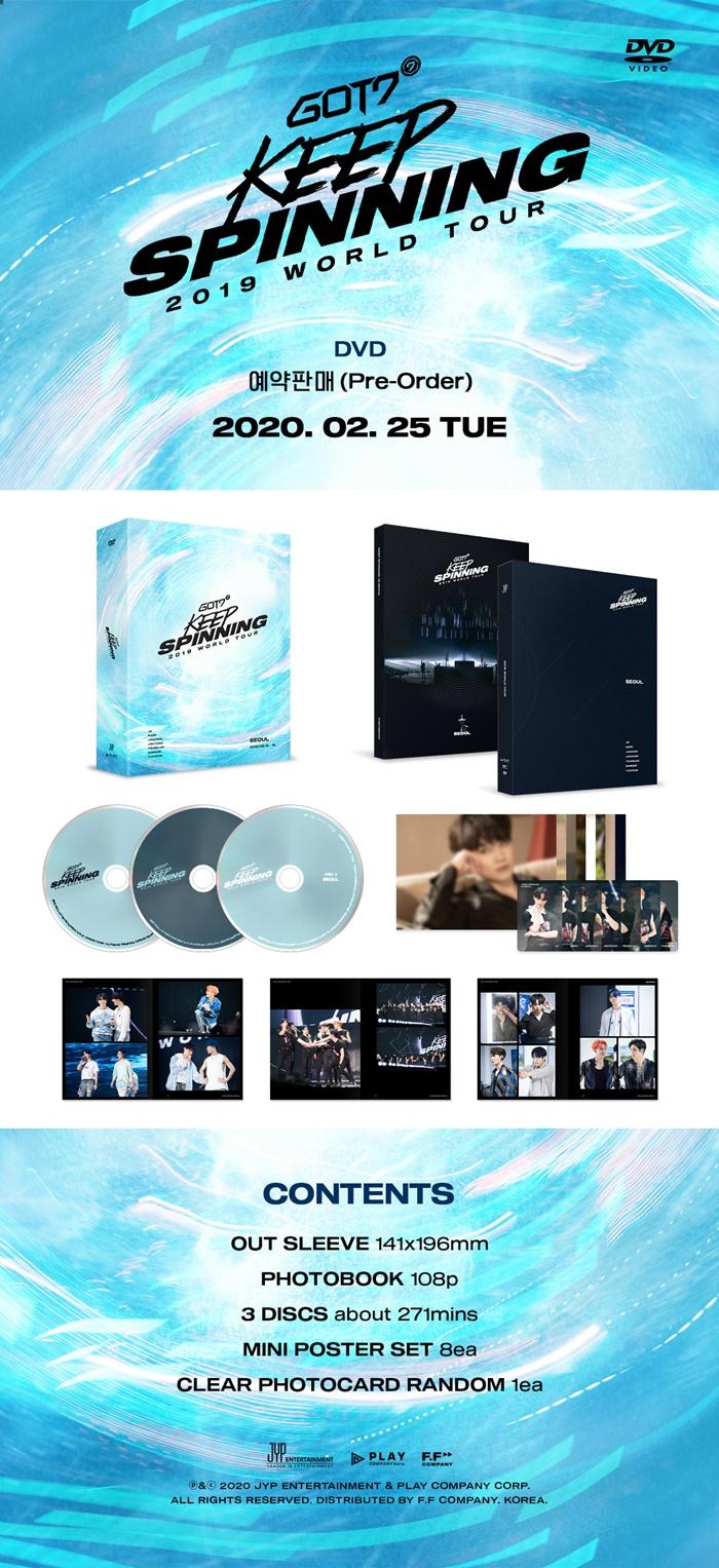 GOT7 2019 WORLD TOUR 'KEEP SPINNING' IN SEOUL (DVD)