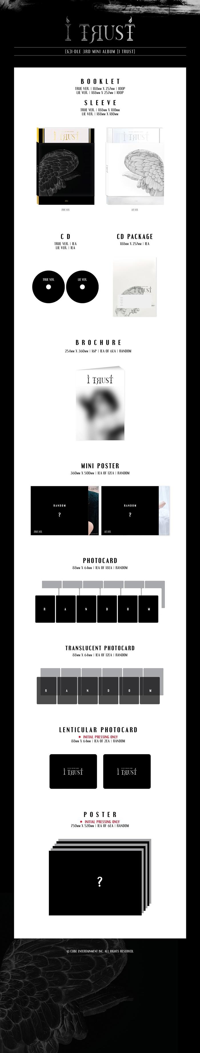 (G)I-DLE - 3rd Mini [I trust] Lie Ver.