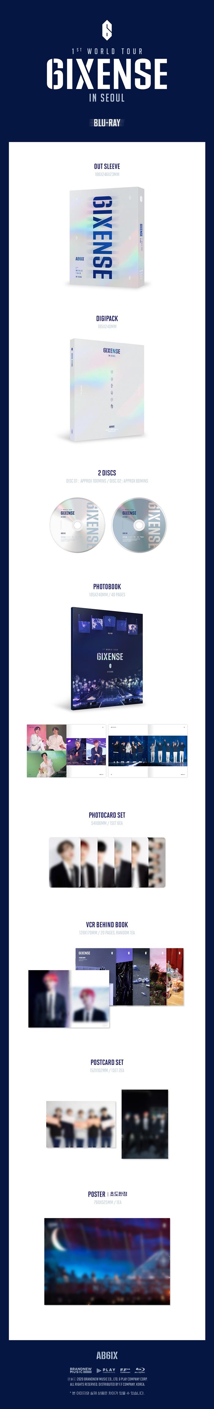 AB6IX 1ST WORLD TOUR <6IXENSE> IN SEOUL (BLU-RAY)