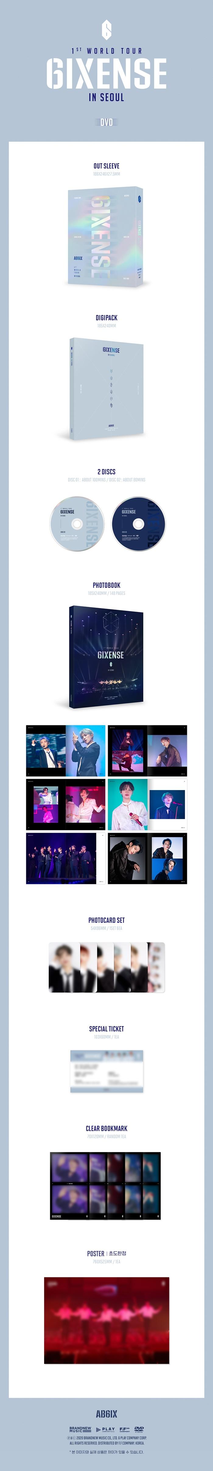 AB6IX 1ST WORLD TOUR <6IXENSE> IN SEOUL (DVD)