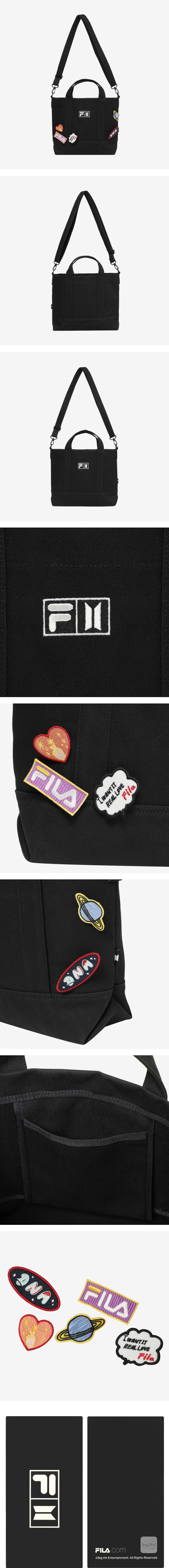 <FILA X BTS> DNA Tote Bag (Black)