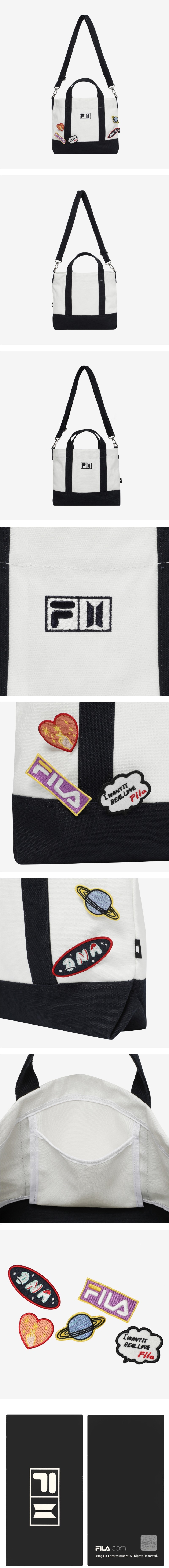 <FILA X BTS> DNA Tote Bag (White)
