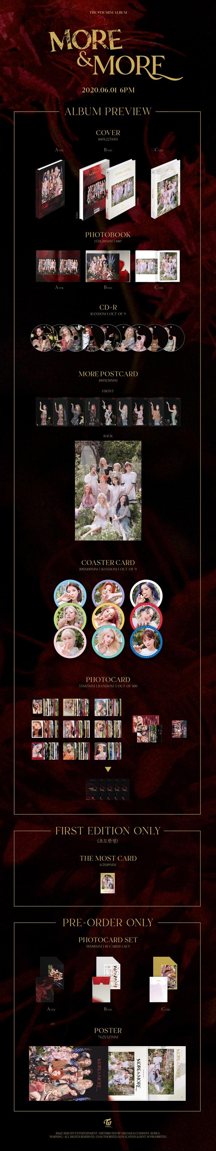 TWICE - 9th Mini [MORE & MORE] (Random version)