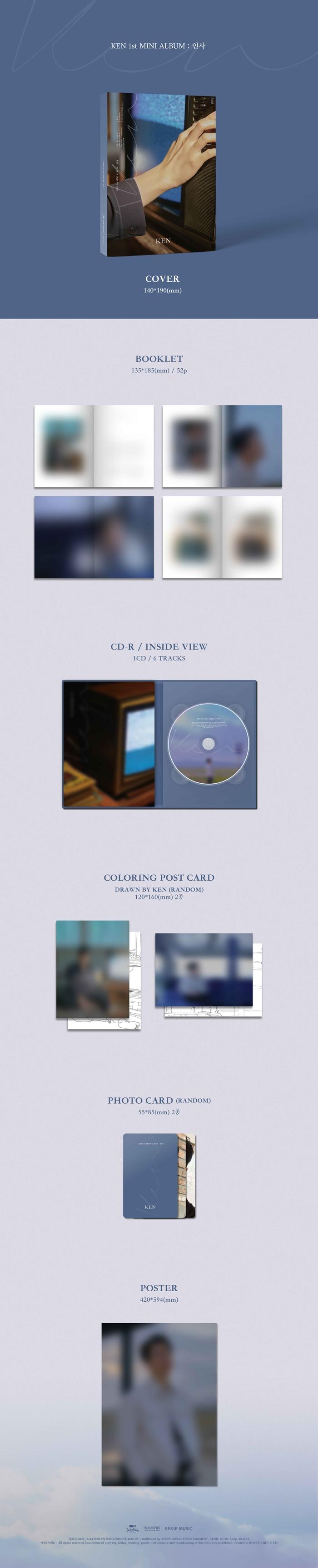 KEN - 1st Mini Album [Greeting]