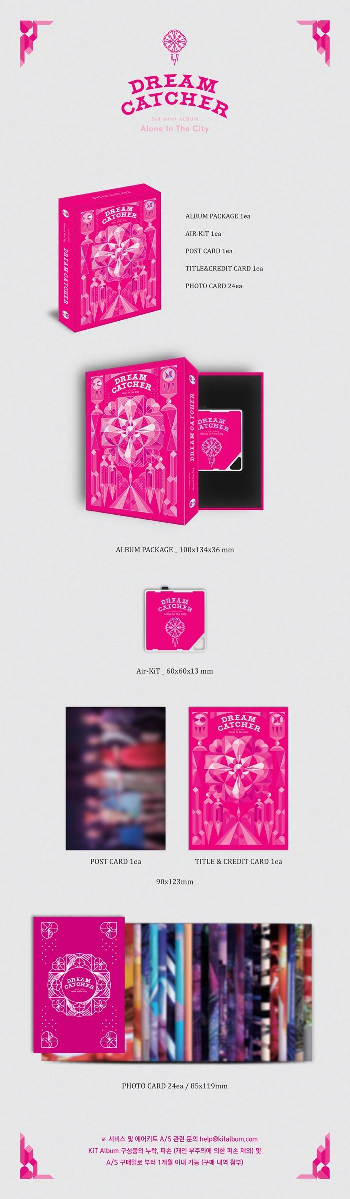 DREAMCATCHER - 3rd Mini [Alone In The City] (Kit Album)